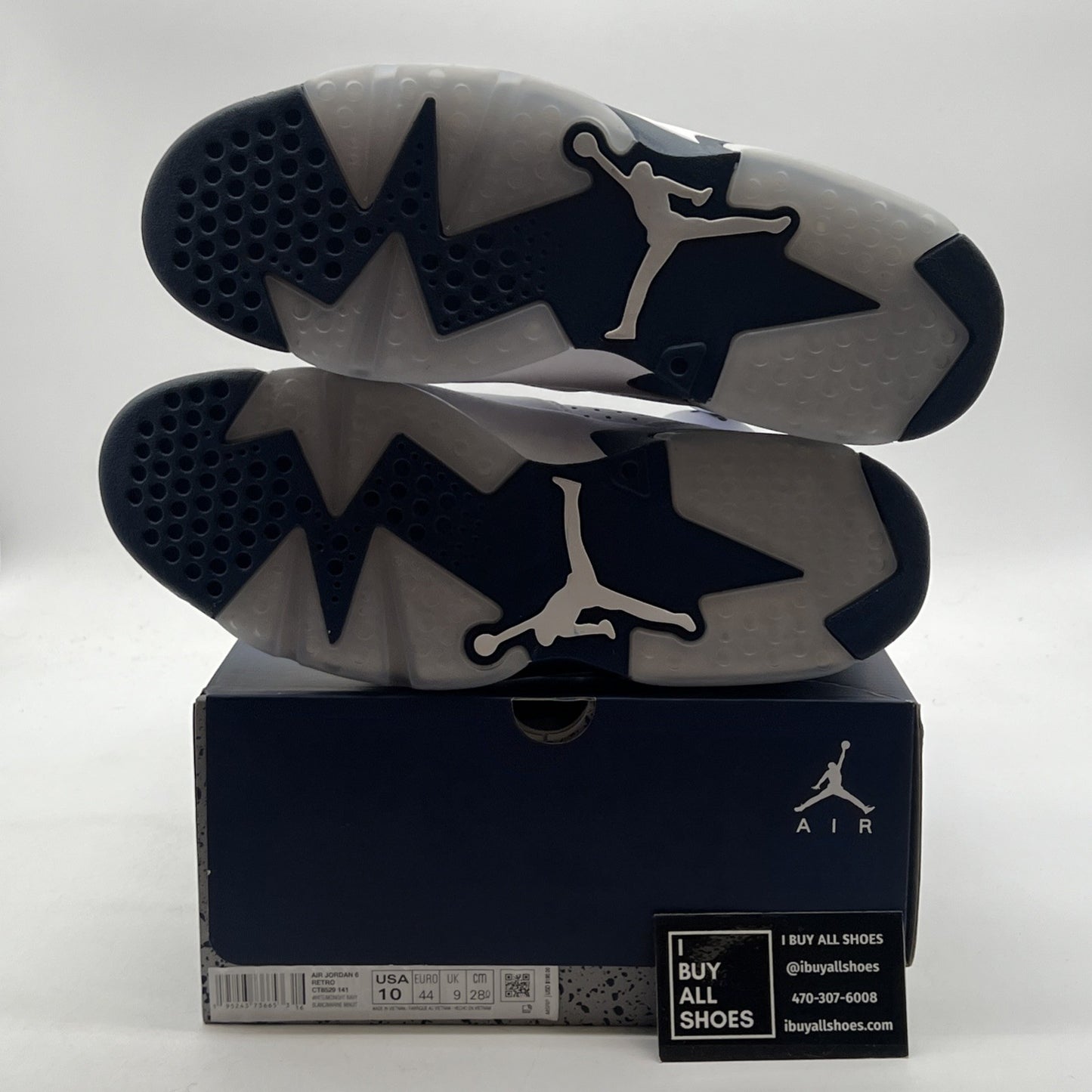 Size 10 - Air Jordan 6 Retro Midnight Navy (CT8529-141)