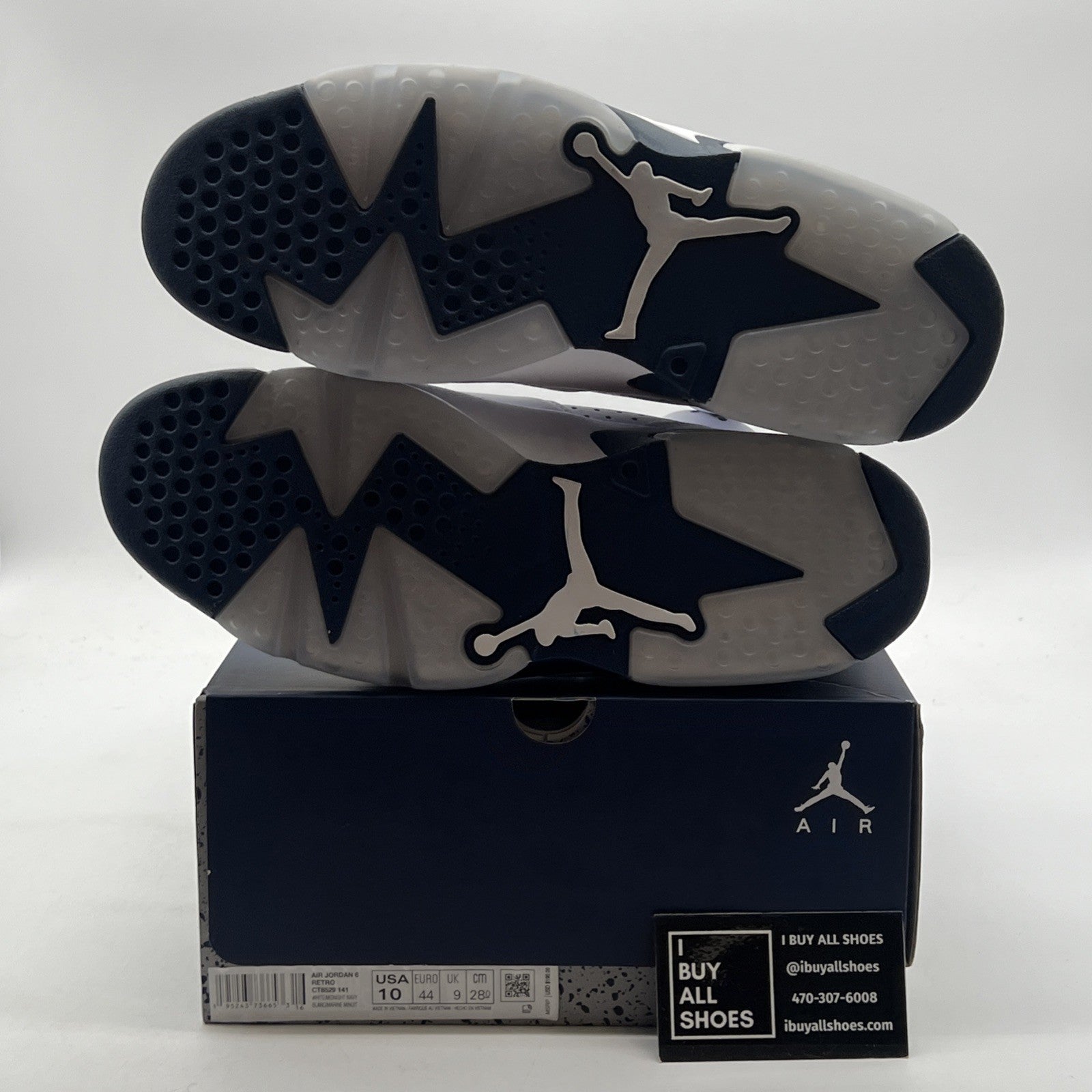 Size 10 - Air Jordan 6 Retro Midnight Navy (CT8529-141)