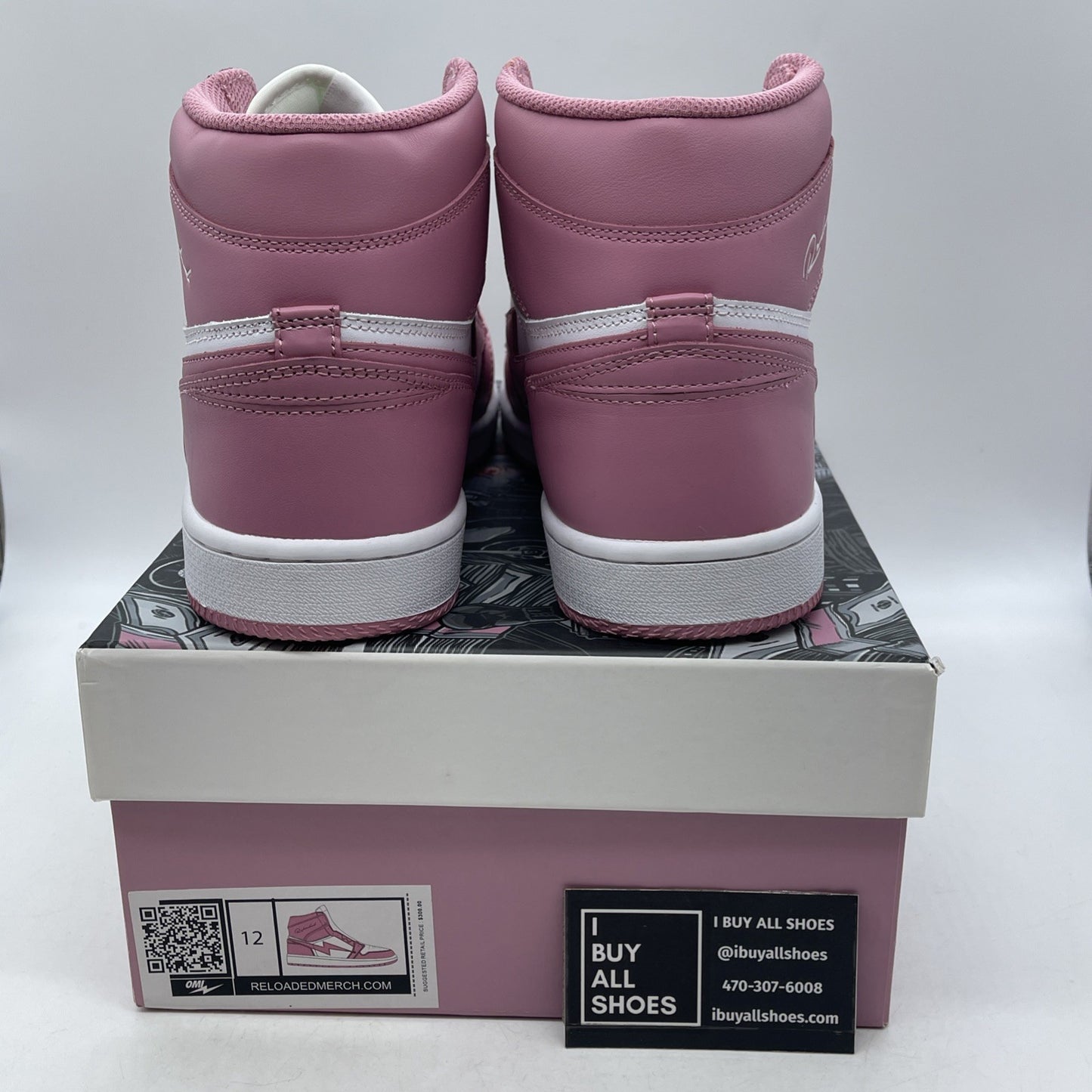 Size 12 - AIR KIY x REVES PARIS ‘85 HI BLUSH PINK