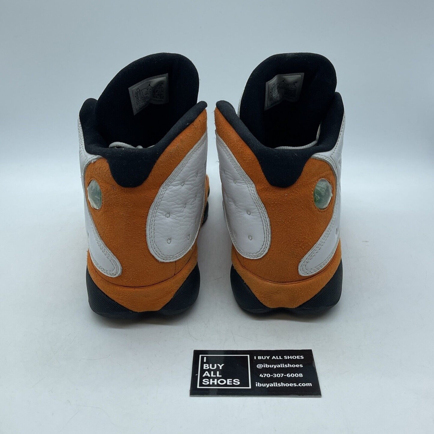Size 11.5 - Air Jordan 13 Retro Starfish Orange White Suede Leather (414571-108)