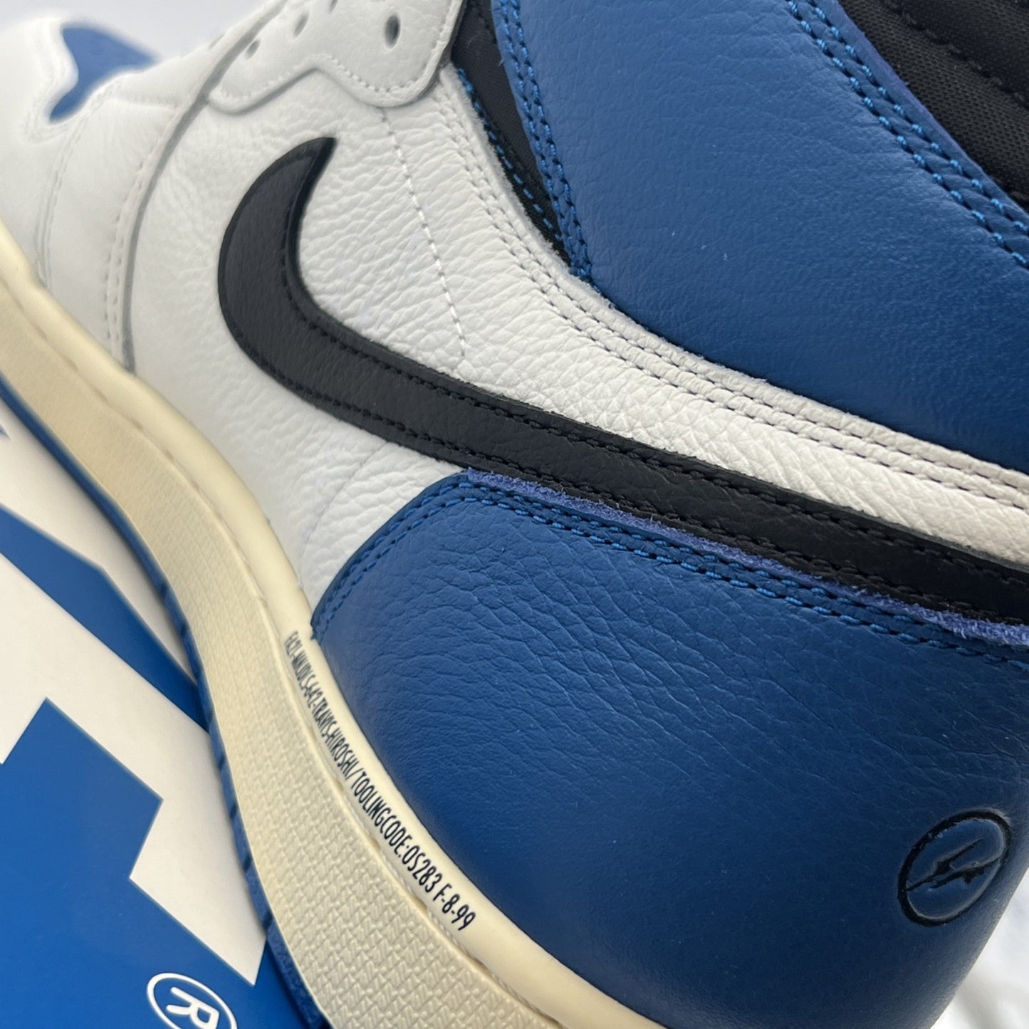 Size 12 - Air Jordan 1 Retro x Fragment Design x Travis Scott High Blue