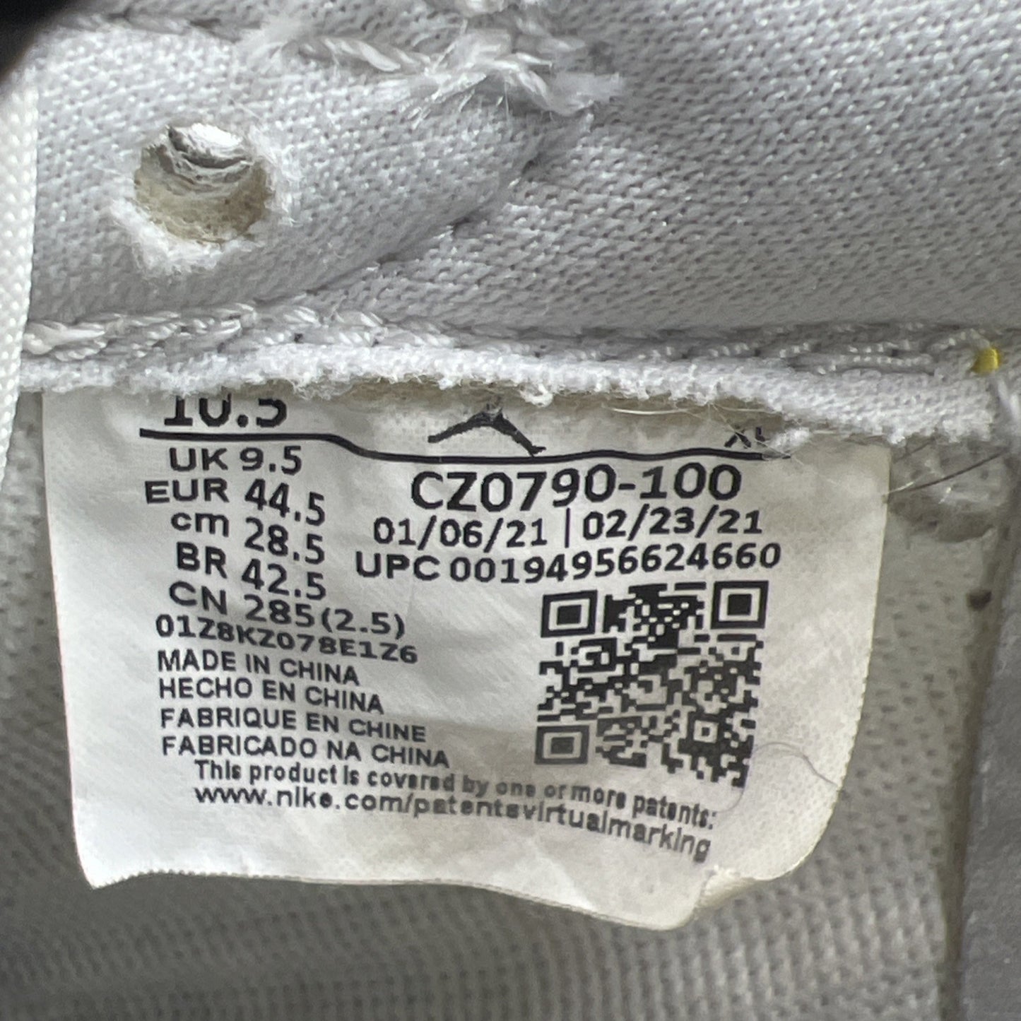 Size 10.5 - Air Jordan 1 Low OG Neutral Gray (CZ0790-100)