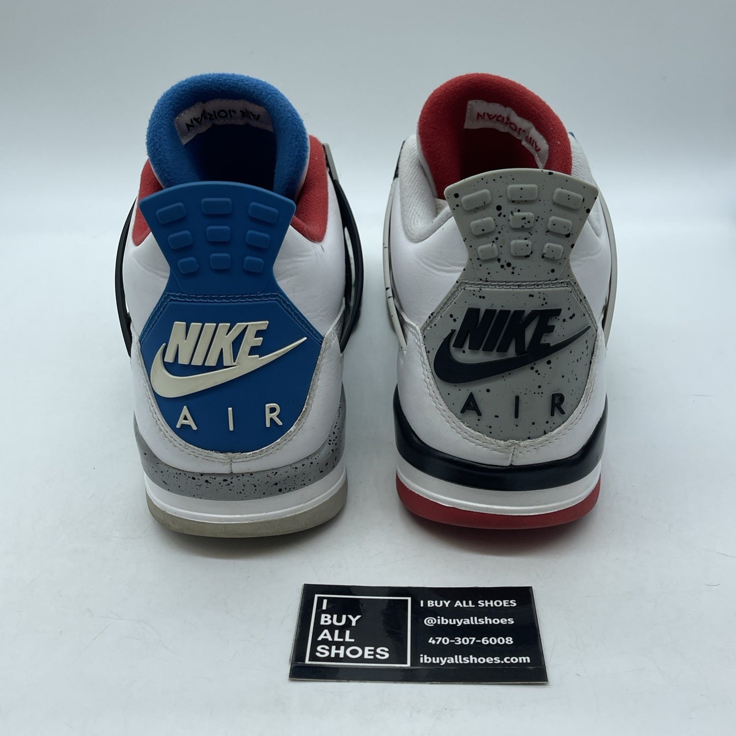 Size 13 - Jordan 4 Retro SE Mid What The 4 White Grey Leather (CI1184-146)
