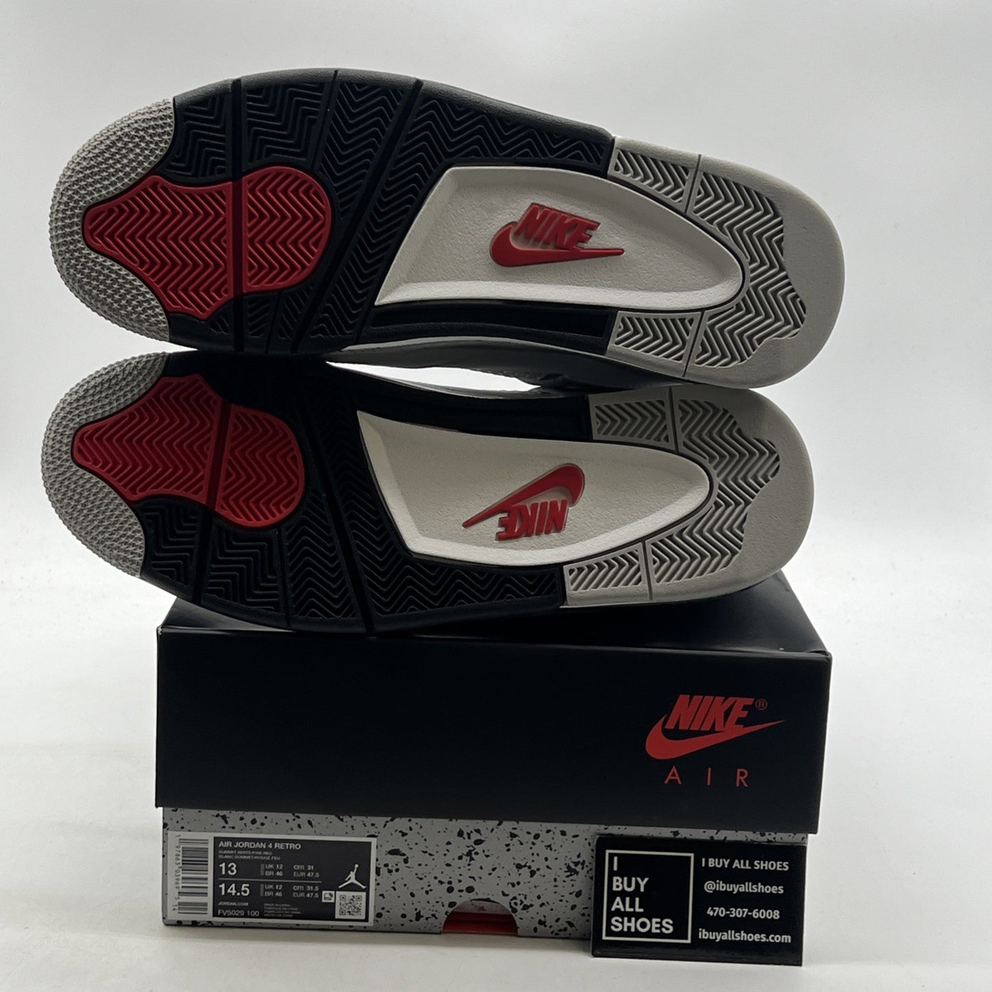 Size 13 - Air Jordan 4 Retro OG 2025 White Cement (FV5029-100)