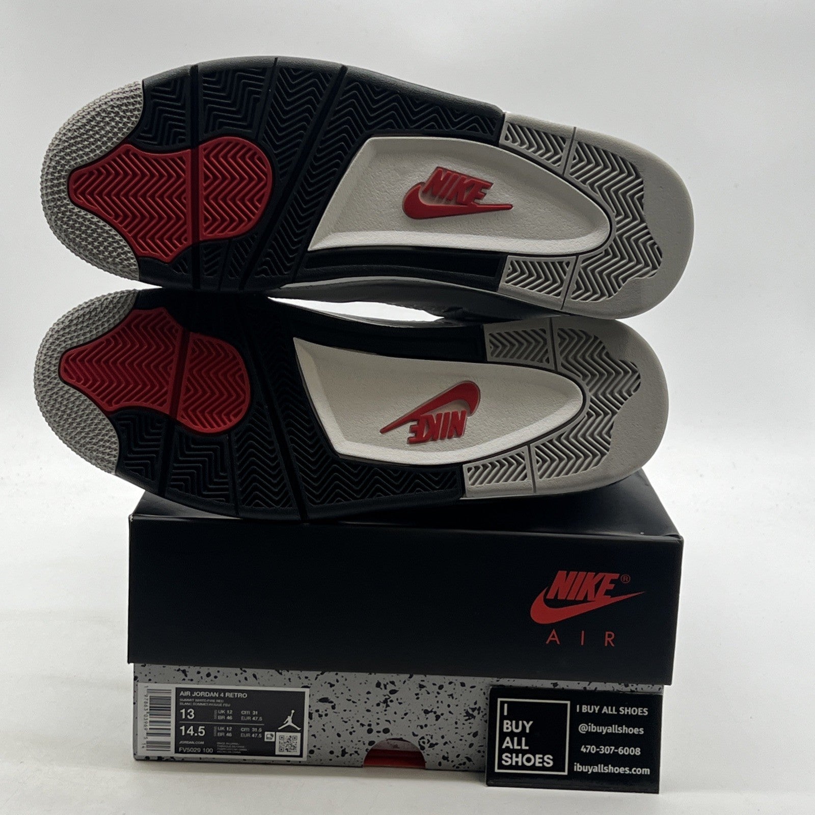 Size 13 - Air Jordan 4 Retro OG 2025 White Cement (FV5029-100)