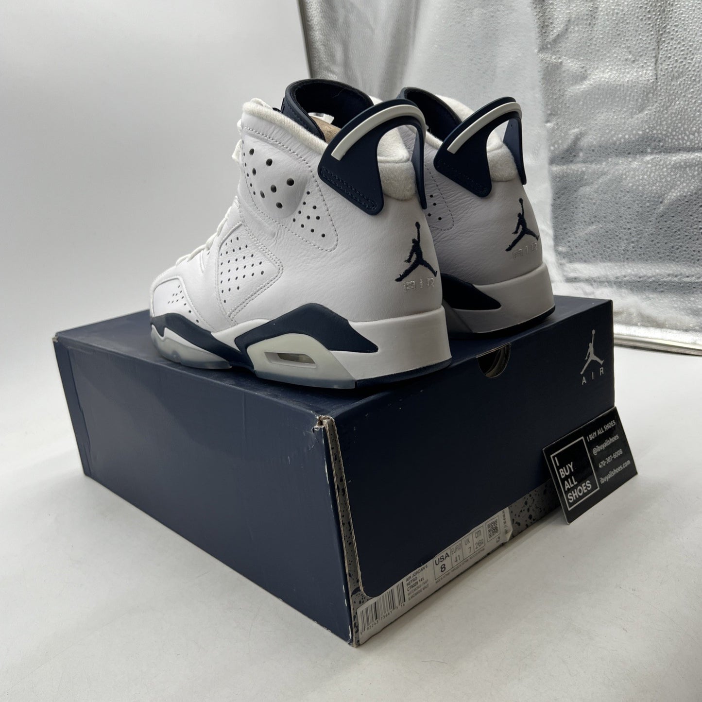 Size 8 - Air Jordan 6 Retro Midnight Navy (CT8529-141)