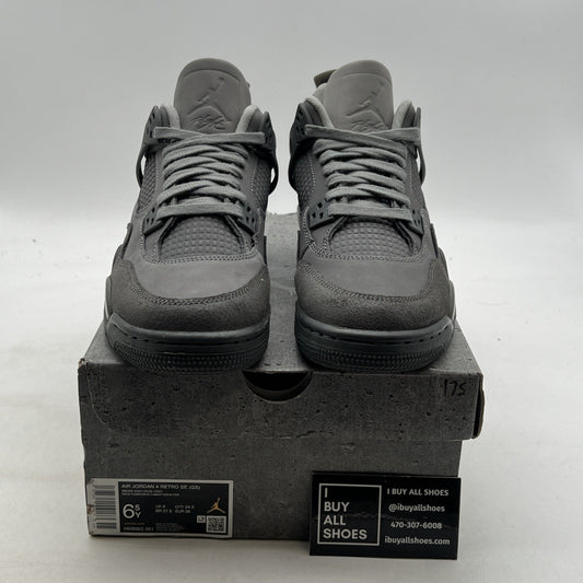Size 6.5Y - Air Jordan 4 Retro SE Paris Olympics Wet Cement (HM8965-001)