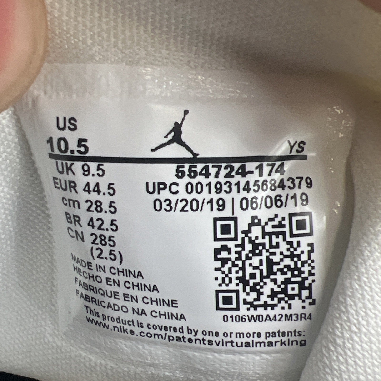 Size 10.5 - Air Jordan 1 Mid Obsidian (554724-174)