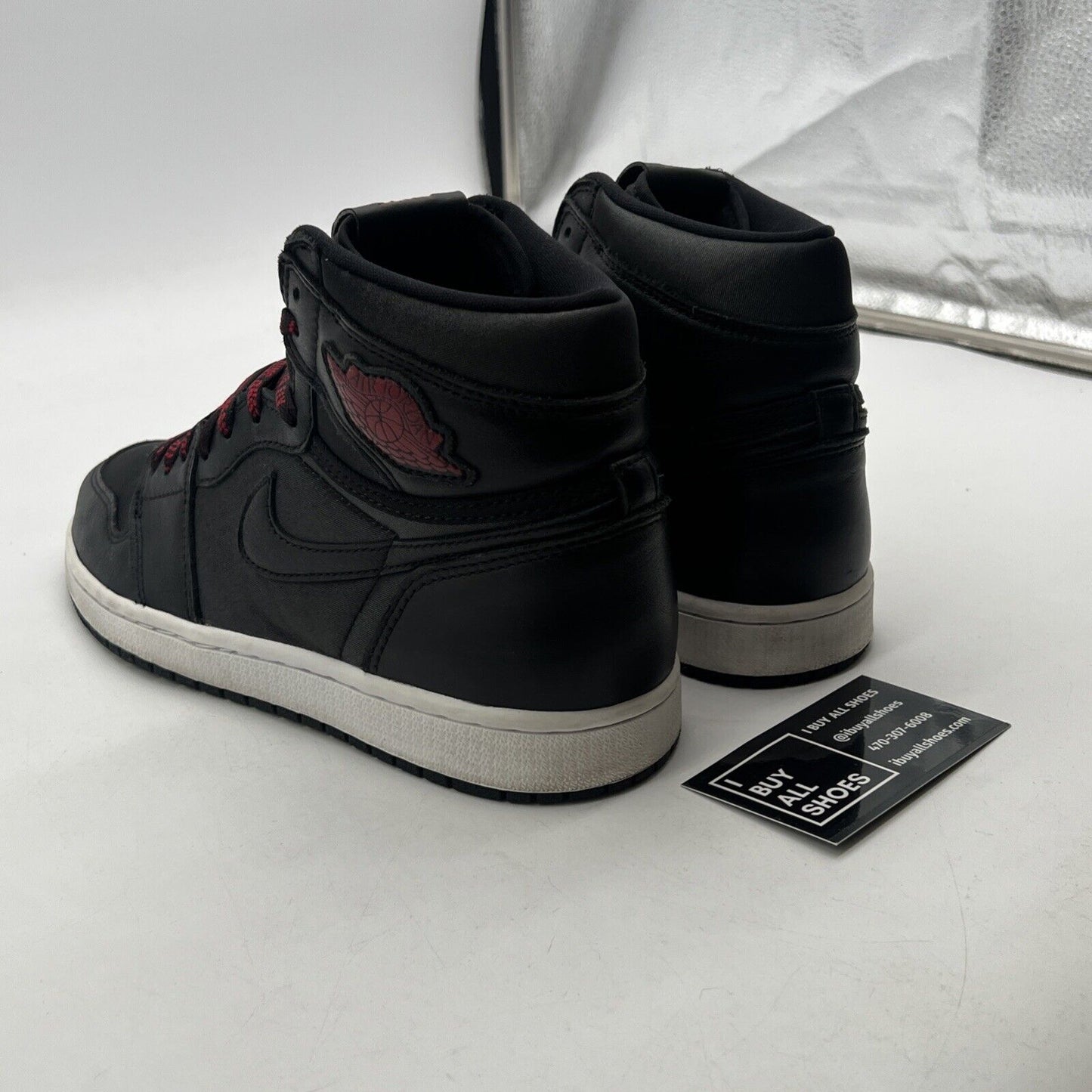 Size 8 - Air Jordan 1 Retro OG High Black Gym Red (555088-060)