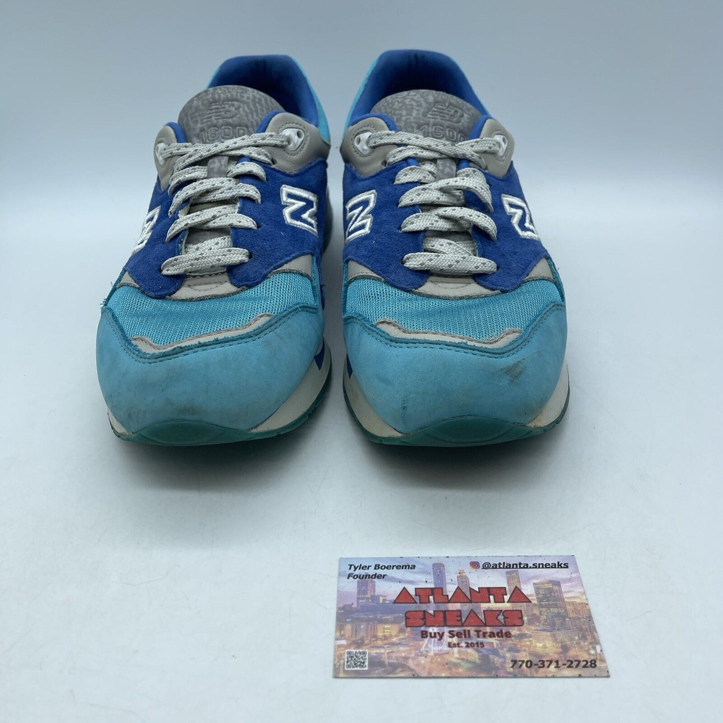 Size 11.5 - New Balance Nice Kicks x 1600 Grand Anse Blue Grey Suede (CM1600NK)