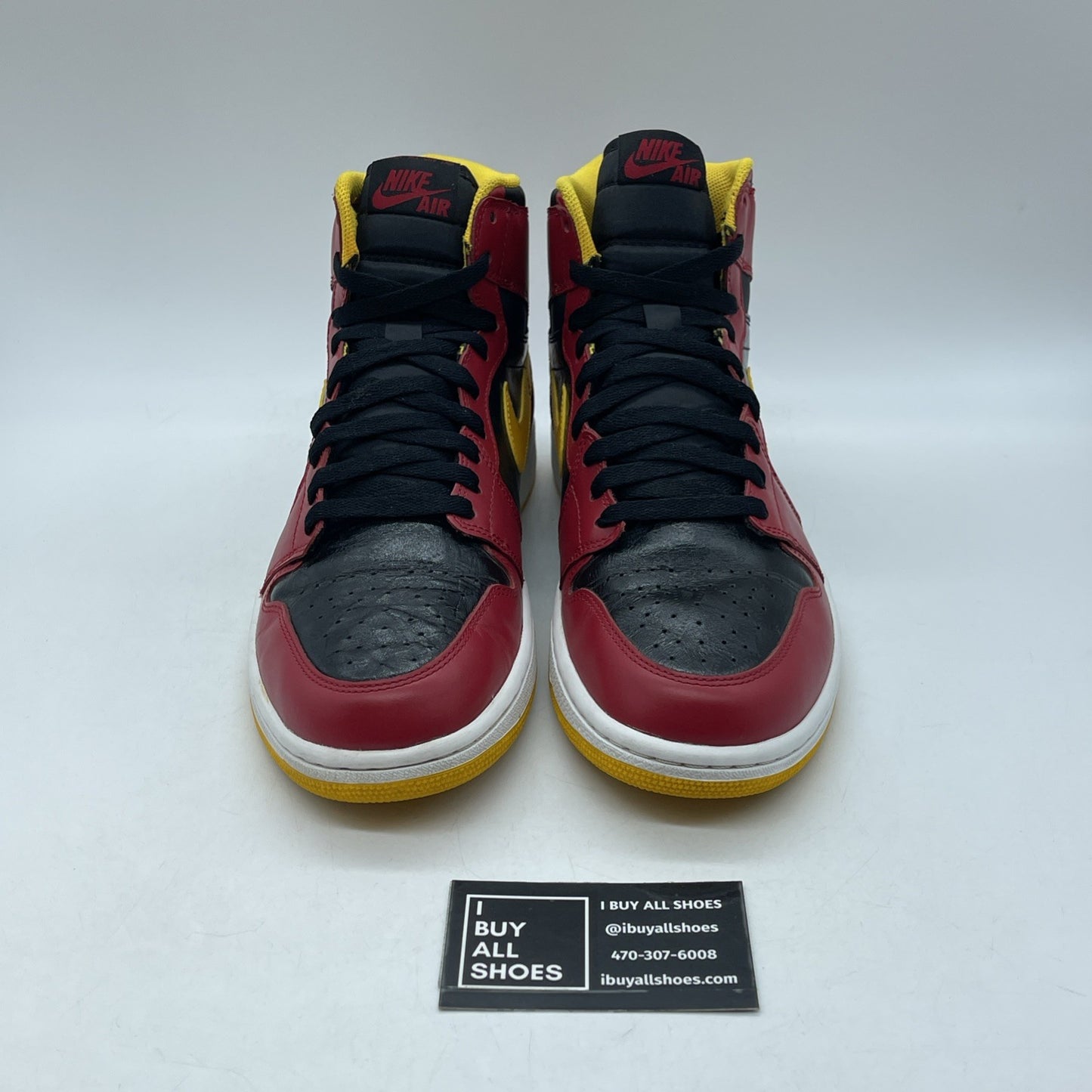 Size 9.5 - Air Jordan 1 Retro OG High Highlight Reel Red Leather (555088-017)