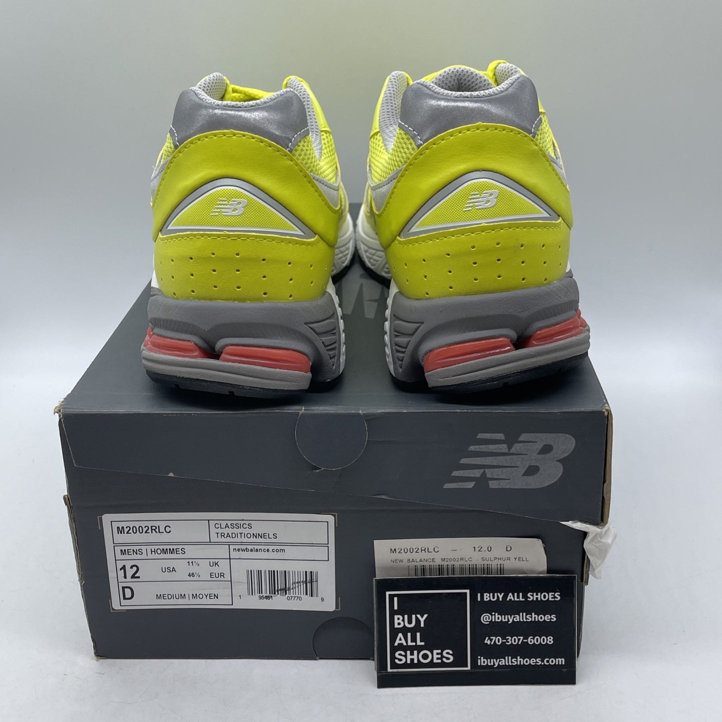 Size 12 - New Balance 2002R Sulpher Yellow (M2002RLC)