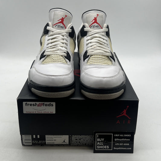 Size 11.5 - Air Jordan 4 Retro OG Mid White Cement (840606-192)