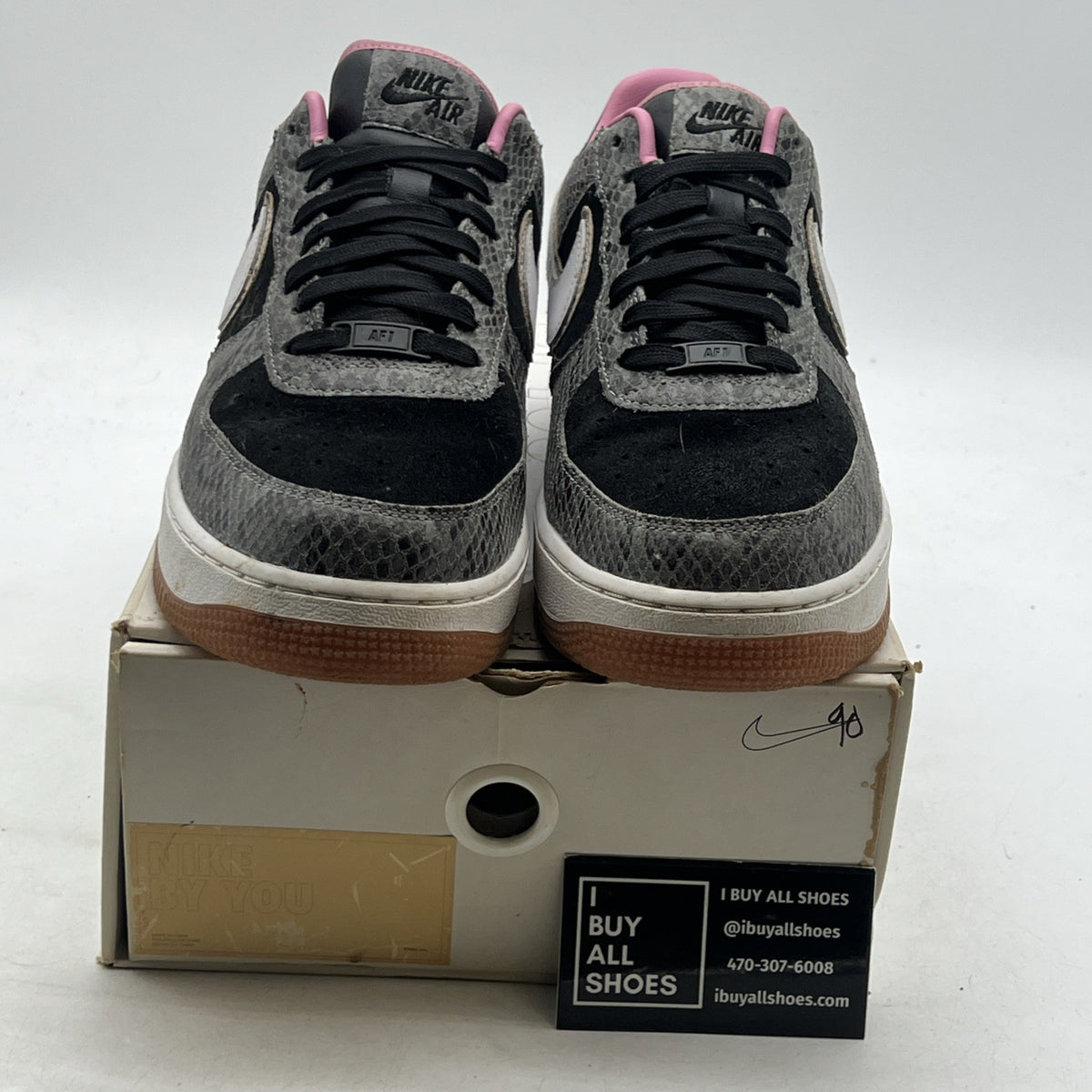 Size 10 - Nike ID Nike By You Custom Air Force 1 Low Summer Snake (CT3761-991)