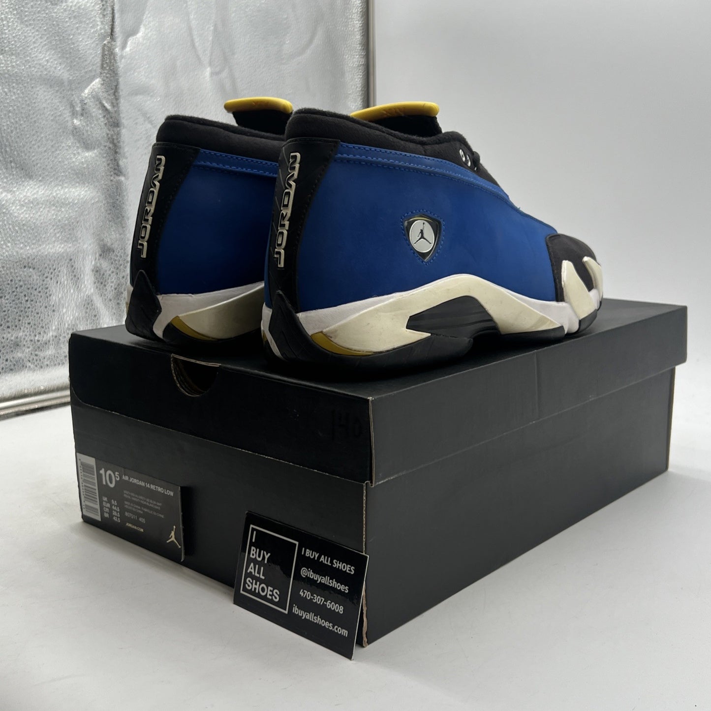 Size 10.5 - Air Jordan 14 Retro 2015 Low Laney (807511-405)