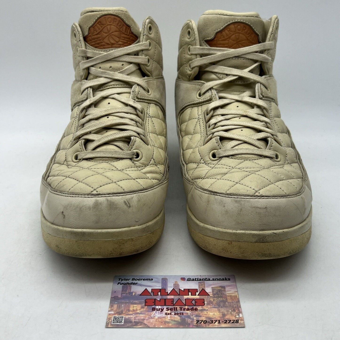 Size 12 - Just Don x Air Jordan 2 Retro Beach Leather (834825-250)