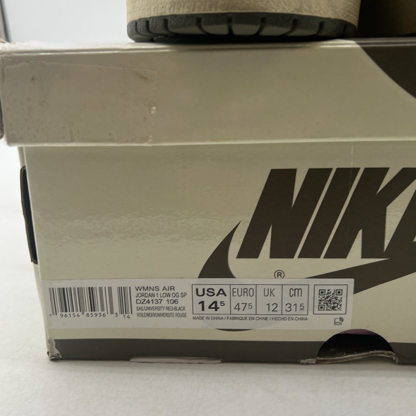 Size 14.5 - Air Jordan 1 Retro OG x Travis Scott Low Olive W (DZ4137-106)