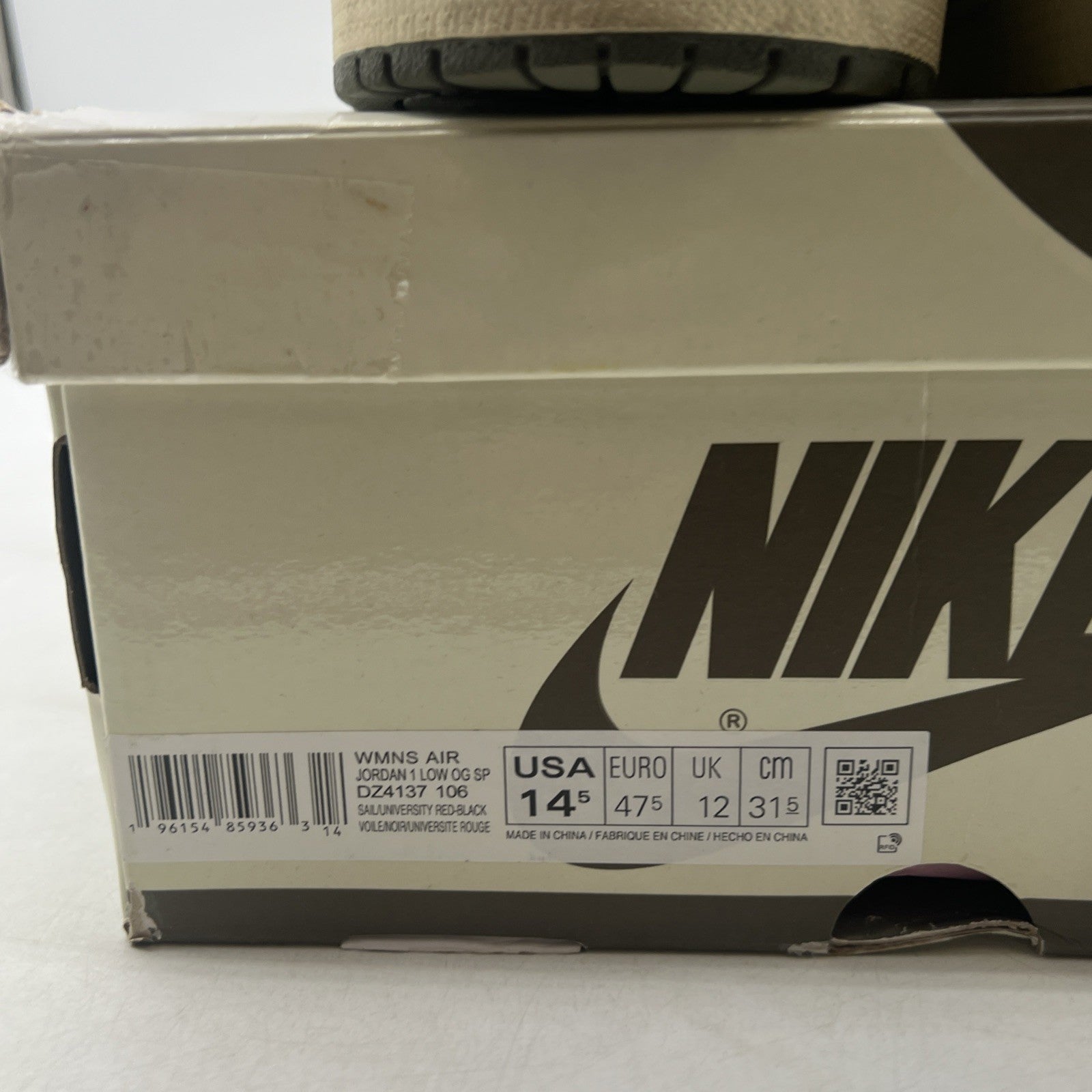 Size 14.5 - Air Jordan 1 Retro OG x Travis Scott Low Olive W (DZ4137-106)