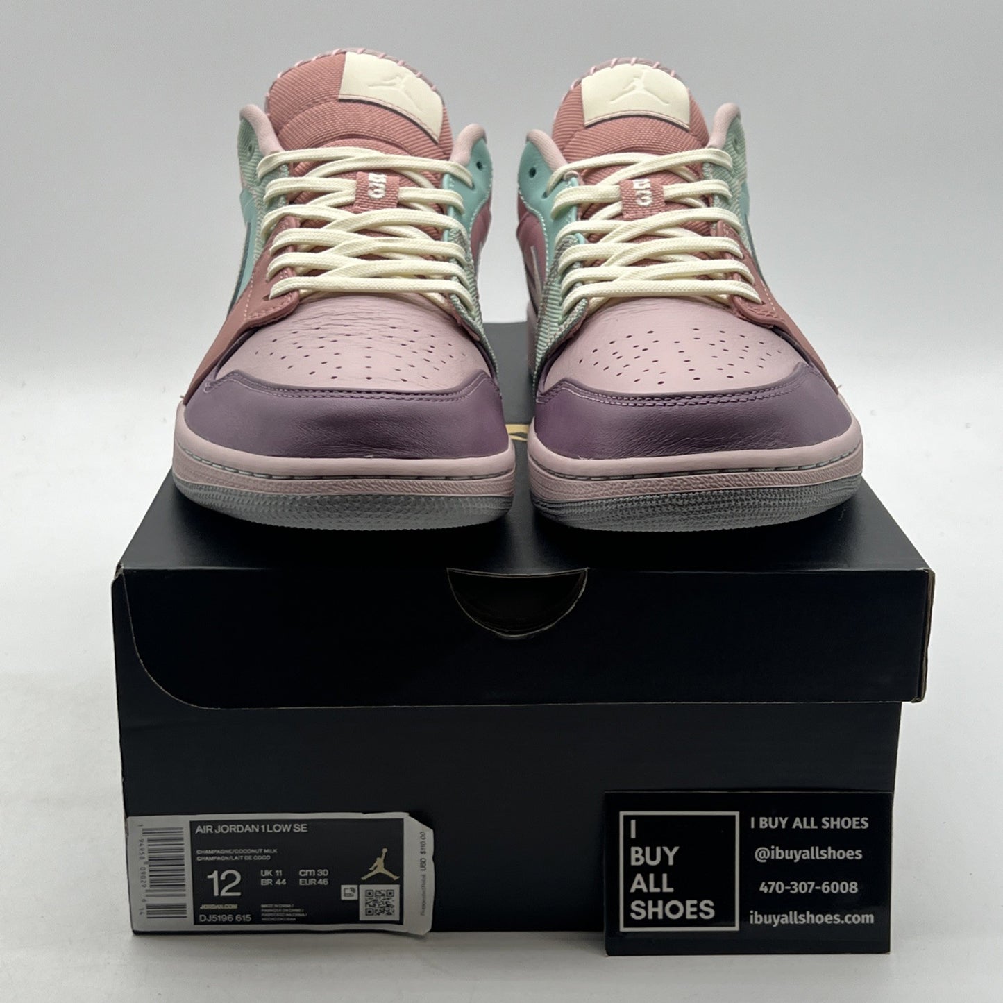 Size 12 - Air Jordan 1 SE Low Easter Pastel (DJ6196-615)