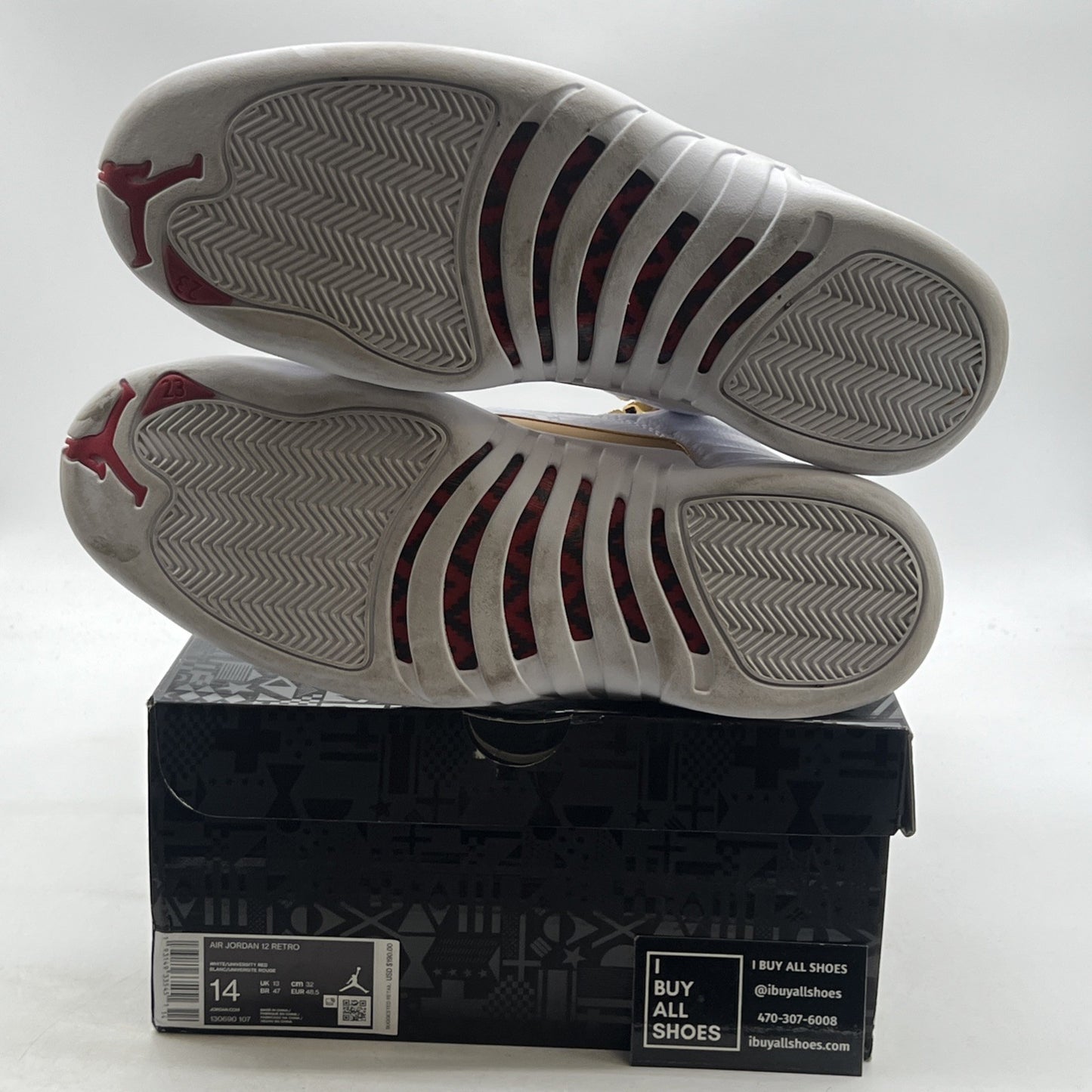 Size 14 - Air Jordan 12 Retro FIBA (130690-107)