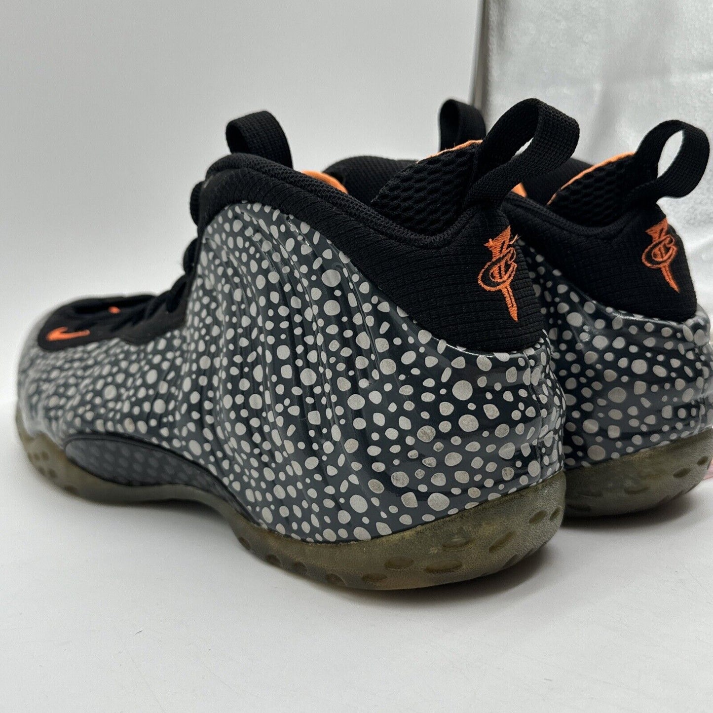 Size 11 - Nike Air Foamposite One Premium Safari 2013 Orange Reflective Black