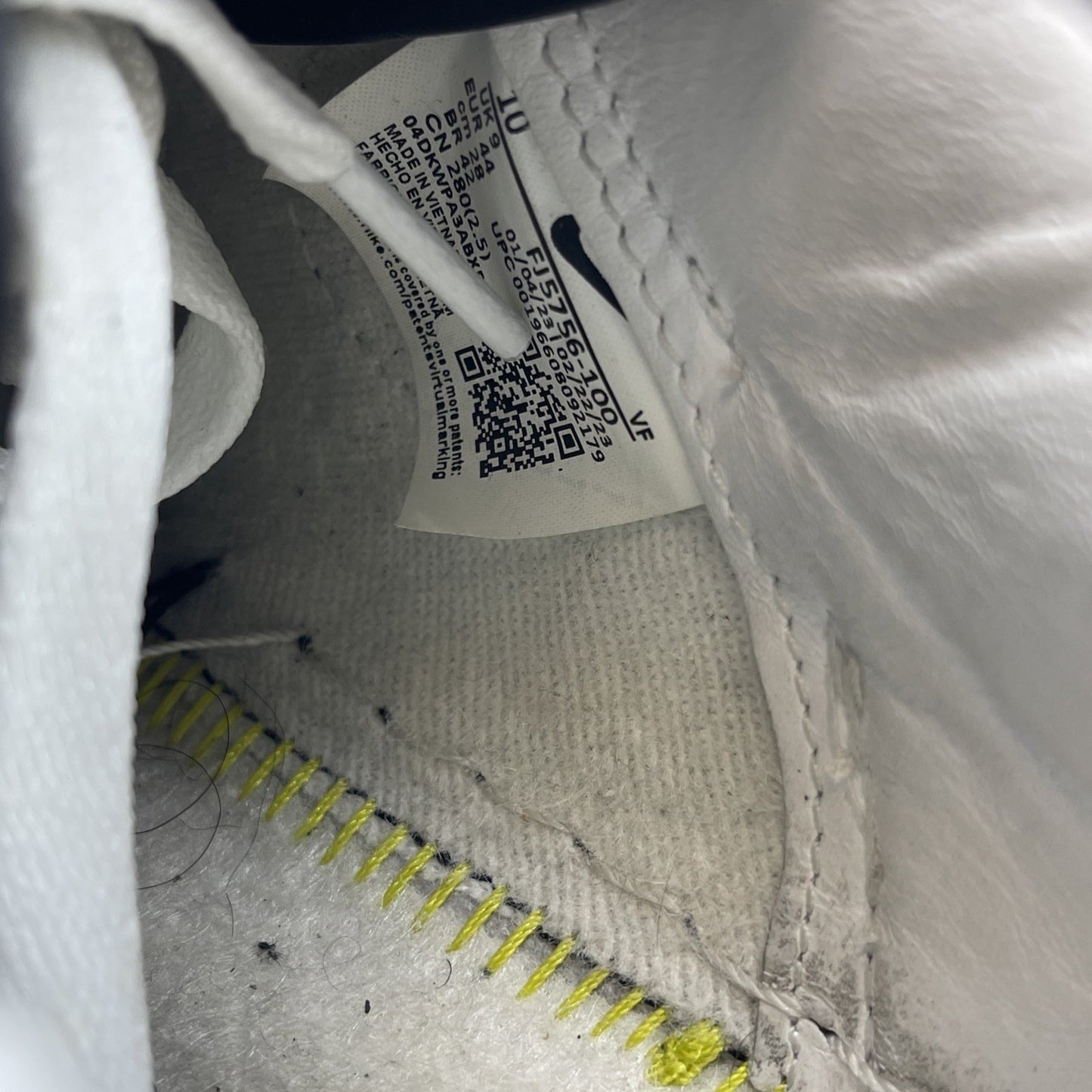 Size 10 - Air Force 1 Low Quick Strike Terror Squad Black White (FJ5756-100)