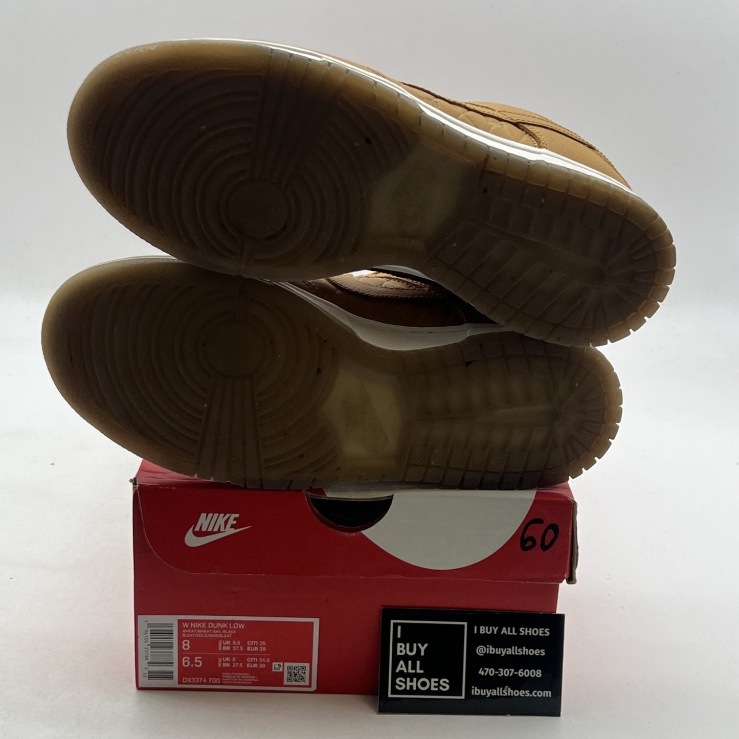 Size 8 - Nike Dunk Low Quilted Wheat W (DX3374-700)
