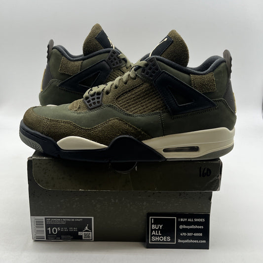 Size 10.5 - Air Jordan 4 SE Retro Low Craft - Olive (FB9927-200)