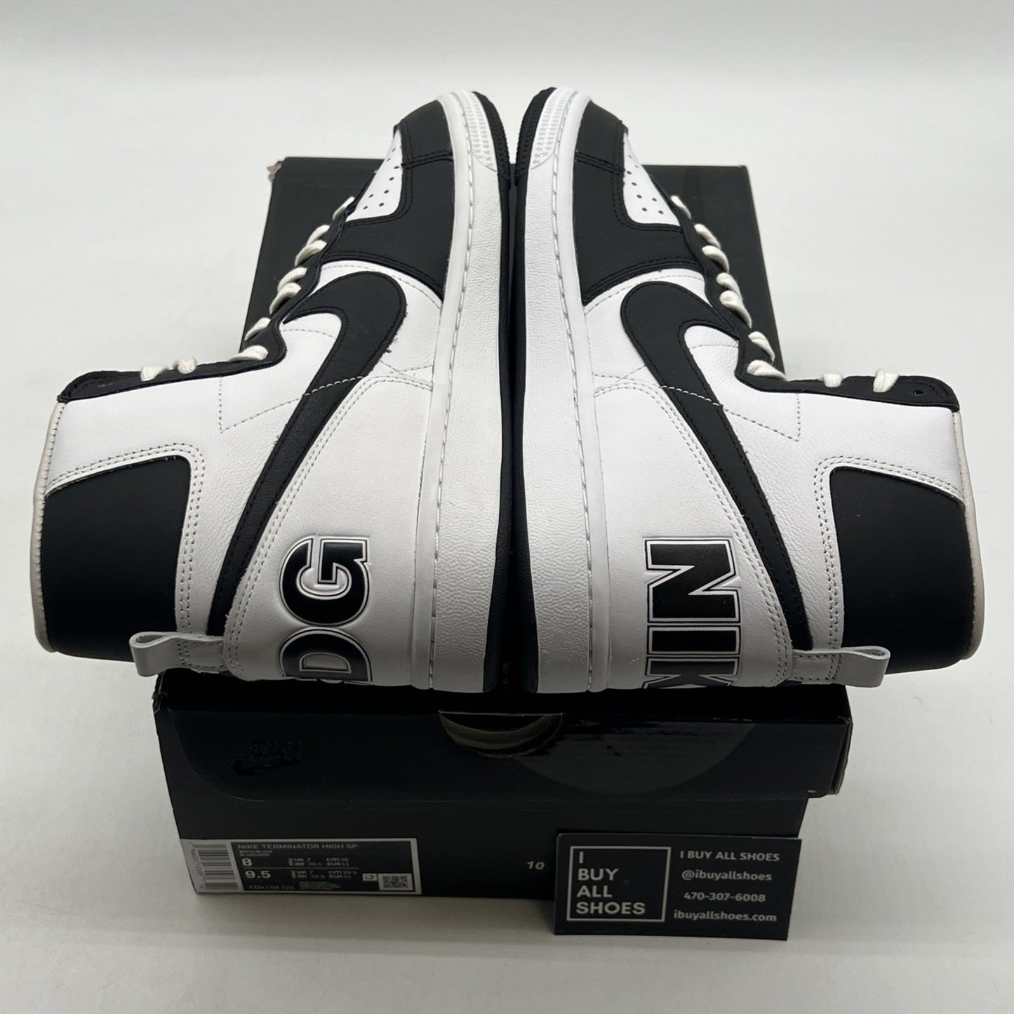 Size 8 - Nike Comme des Garçons Homme Plus x Terminator High Black (FD4159-101)