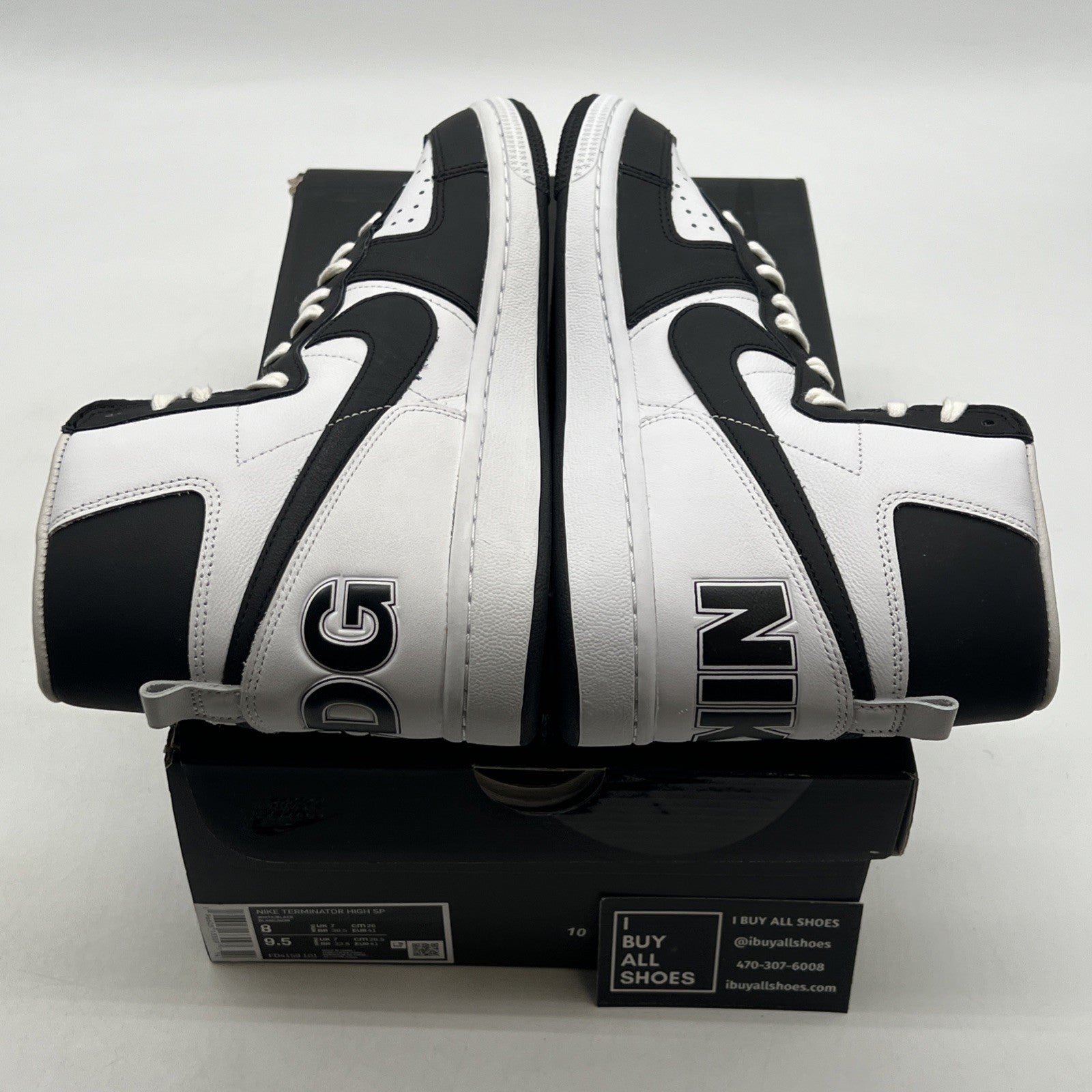 Size 8 - Nike Comme des Garçons Homme Plus x Terminator High Black (FD4159-101)