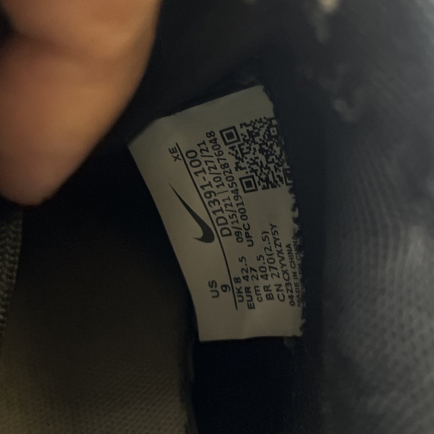 Size 9 - Nike Dunk Low Black White (DD1391-100)