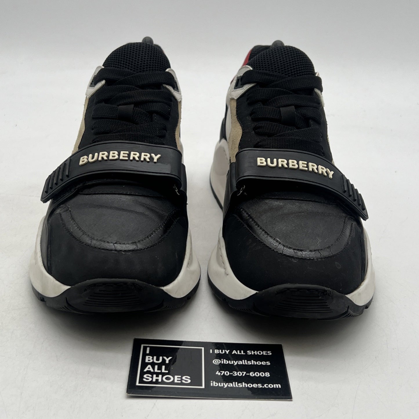 Size 42.5 - Burberry Vintage Check Low Top Sneakers