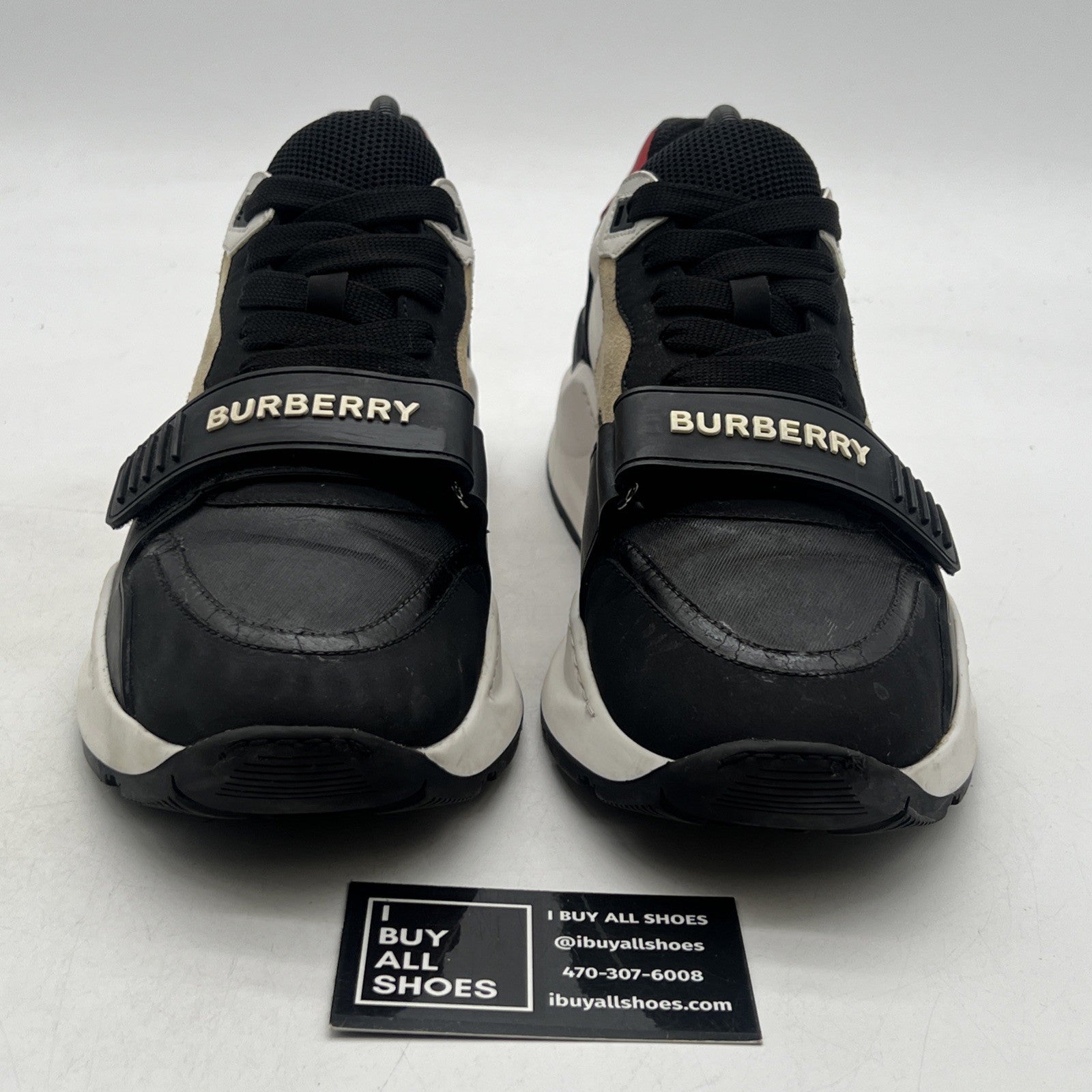 Size 42.5 - Burberry Vintage Check Low Top Sneakers