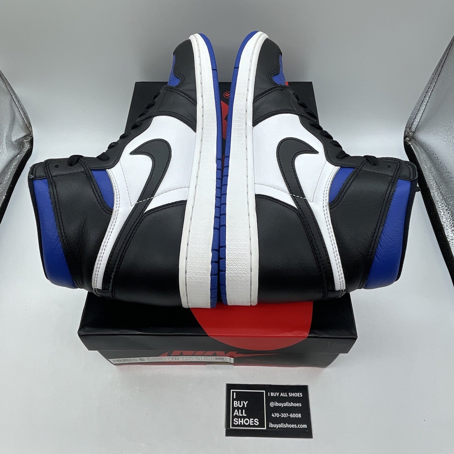 Size 10 - Air Jordan 1 Retro OG High Royal Toe (555088-041)