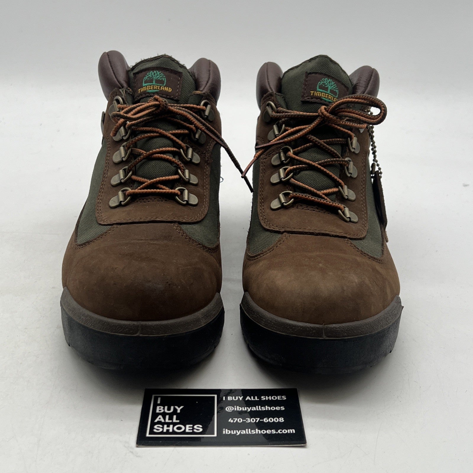Size 10 - Men's Timberland Field Waterproof Mid Boots TB-0A18A6-D47 Brown Nubuck