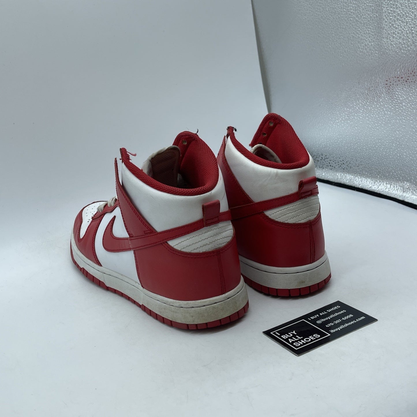 Size 11.5 - Nike Dunk High Championship Red White Leather (DD1399-106)