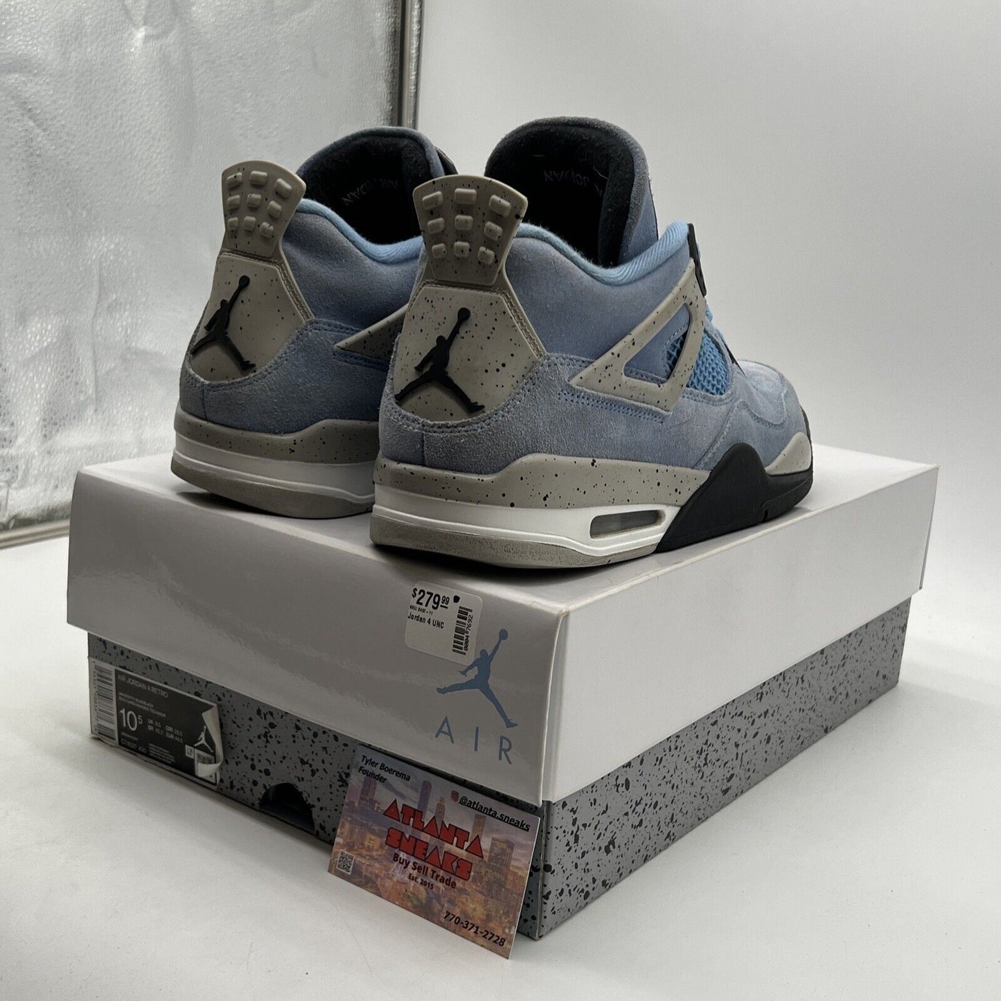 Size 10.5 - Jordan 4 Retro Mid University Blue (CT8527-400)