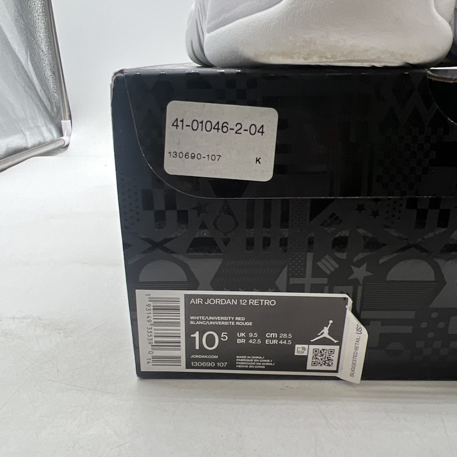 Size 10.5 - Air Jordan 12 Retro FIBA (130690-107)