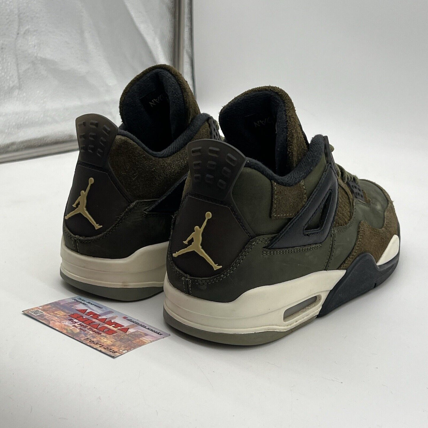 Size 8.5 - Air Jordan 4 SE Retro Low Craft - Olive (FB9927-200)