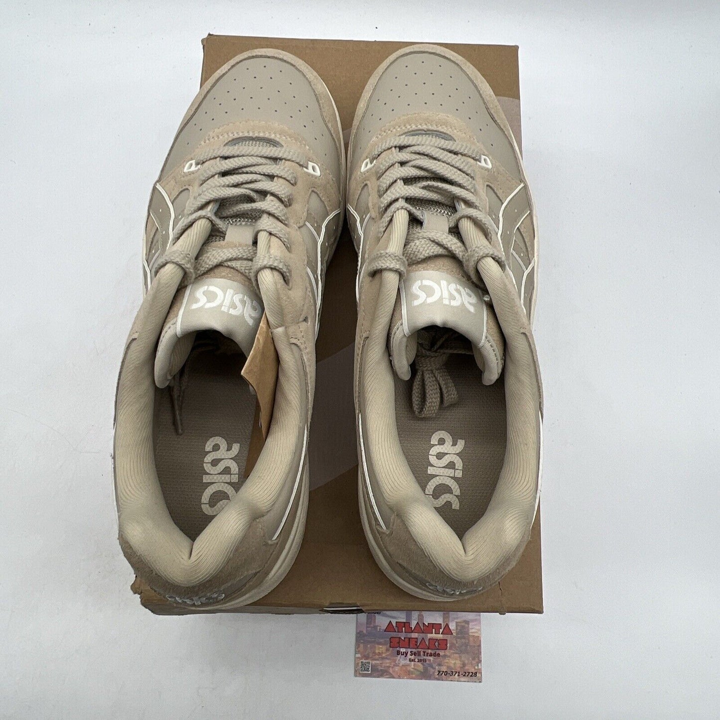 Size 12 - ASICS EX89 Feather Grey Suede Leather (1201A638-020)