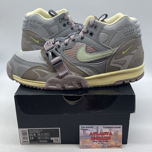 Size 11.5 - Nike Air Trainer 1 Honeydew Green Grey Brown Yellow (DH7338-002)