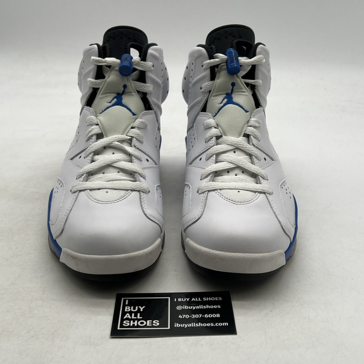 Size 8.5 - Air Jordan 6 Retro 2014 Sport Blue (384664-107)