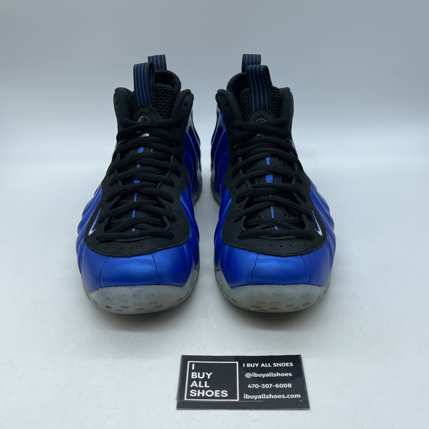 Size 10.5 - Nike Air Foamposite One 2024 Royal Blue Black Suede (FQ8181-511)