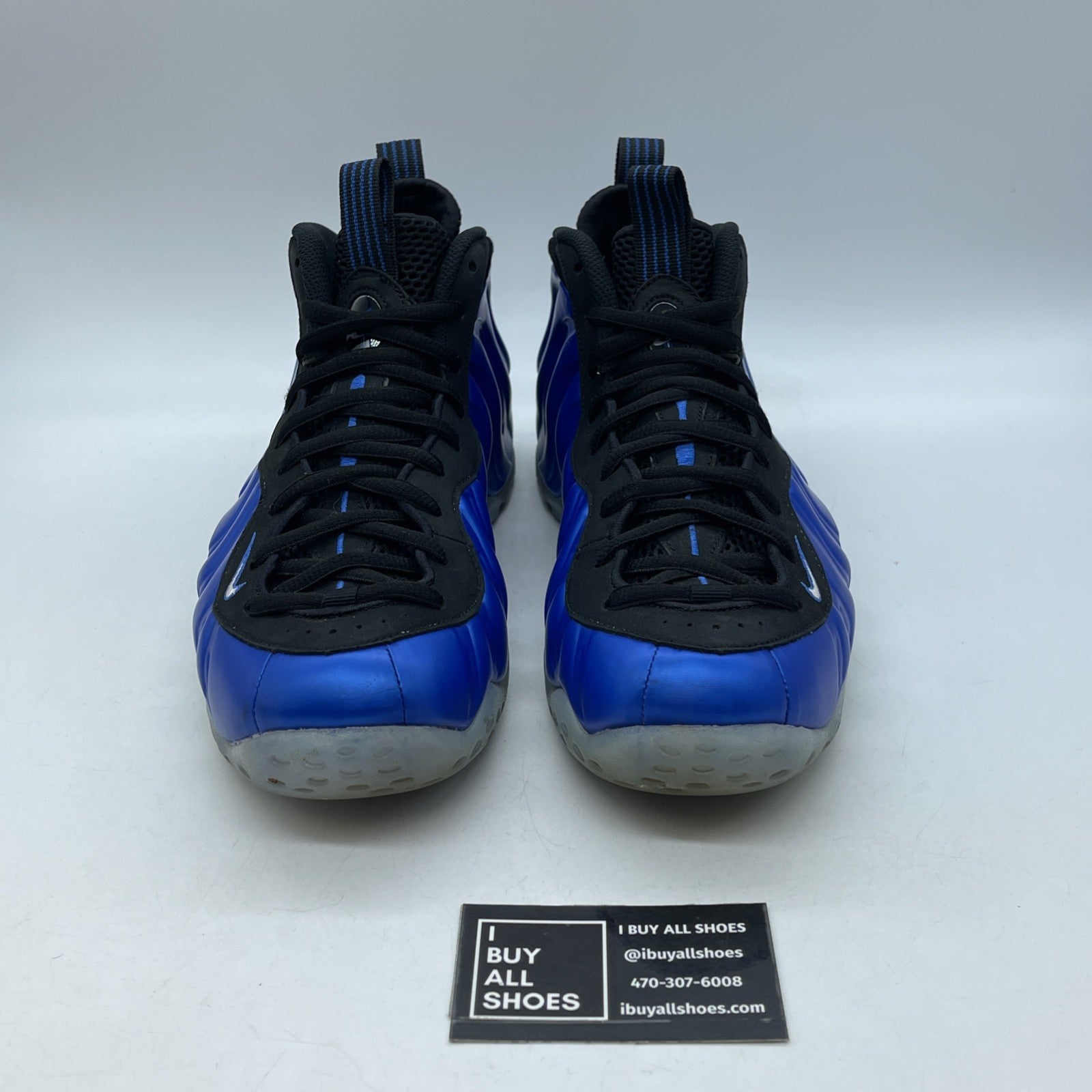 Size 10.5 - Nike Air Foamposite One 2024 Royal Blue Black Suede (FQ8181-511)