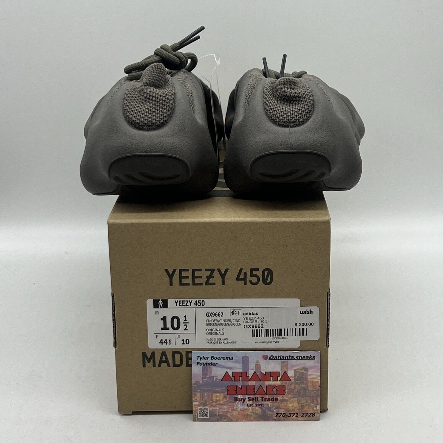 Size 10.5 - adidas Yeezy 450 Cinder Brand New Og All