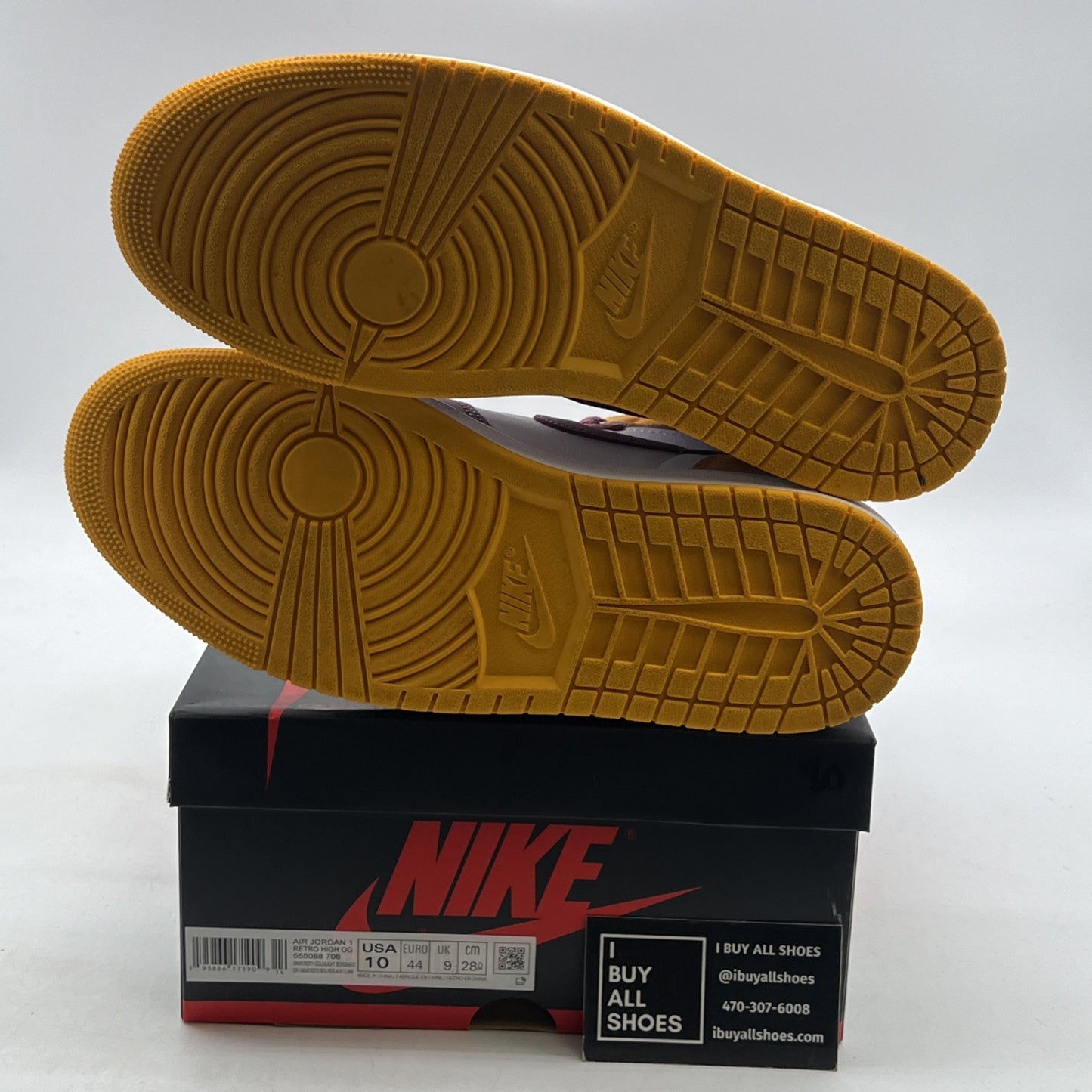 Size 10 - Air Jordan 1 Retro High OG Brotherhood 2022 (555088-706)