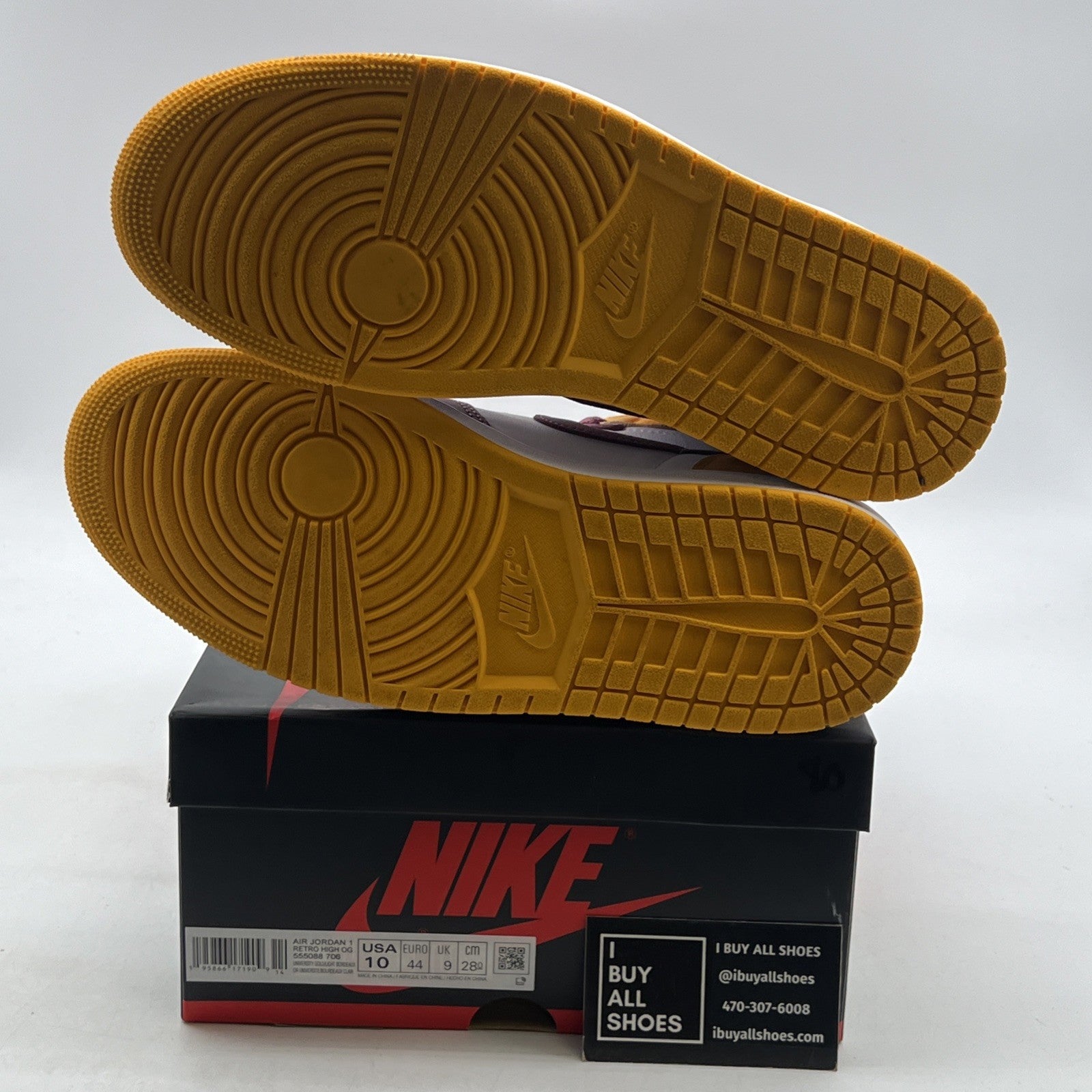 Size 10 - Air Jordan 1 Retro High OG Brotherhood 2022 (555088-706)