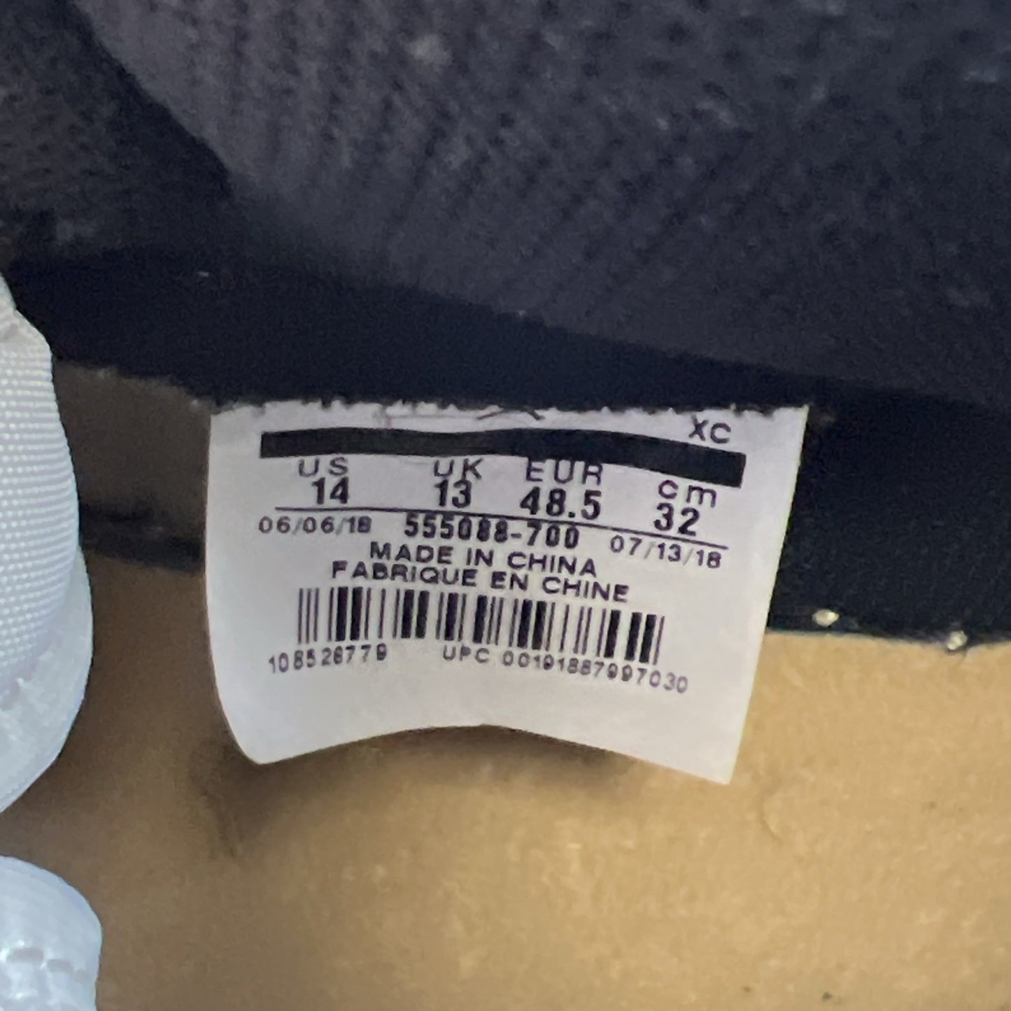 Size 14 - Air Jordan 1 Retro High OG Rookie of the Year 2018 (555088-700)