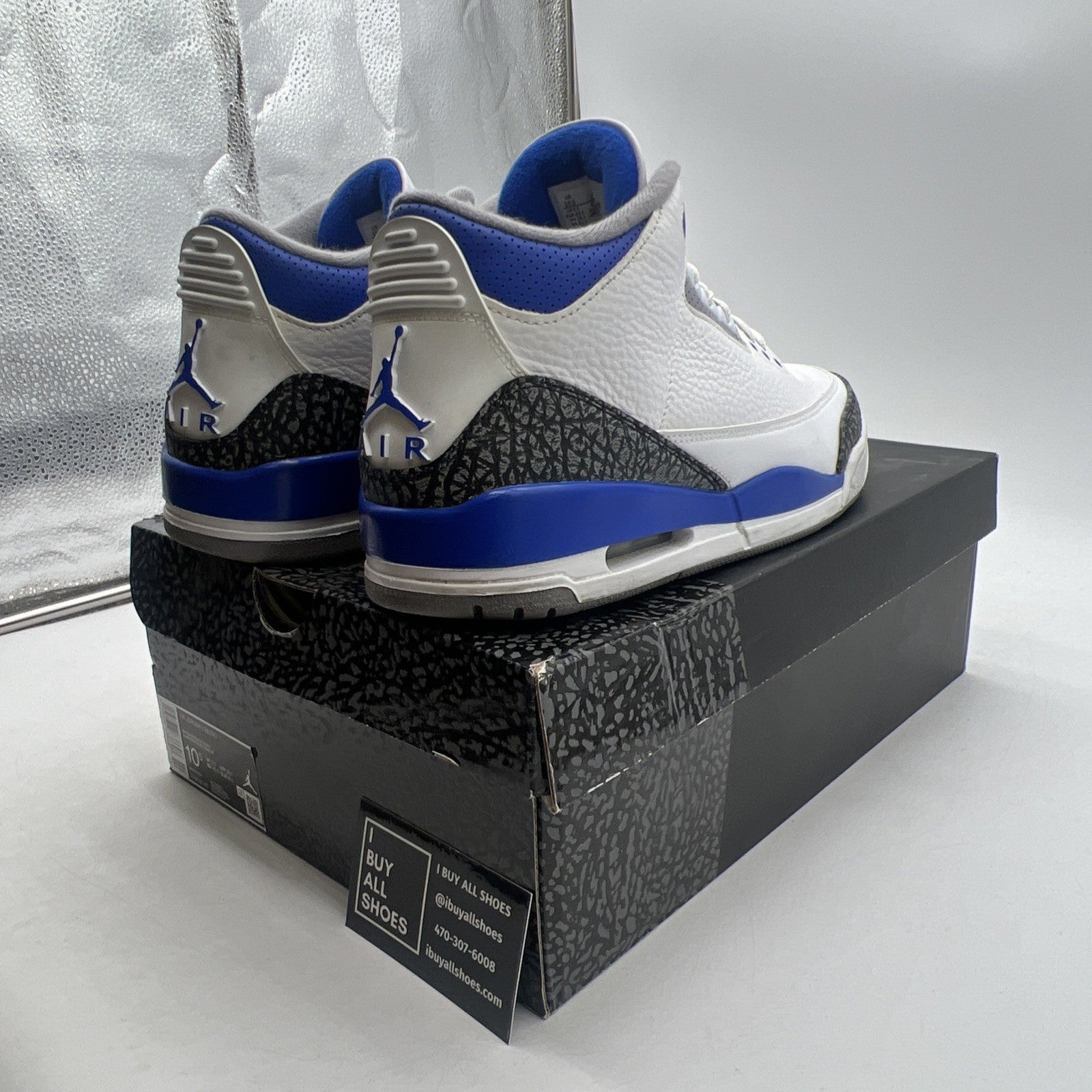 Size 10.5 - Air Jordan 3 Retro Mid Racer Blue (CT8532-145)