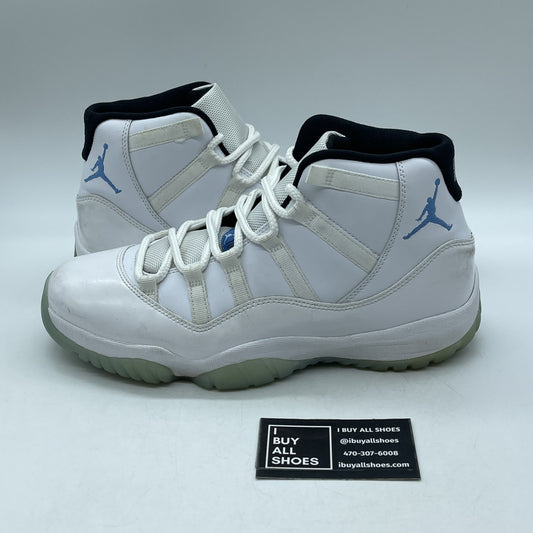 Size 9.5 - Air Jordan 11 Retro High Legend Blue (378037-117)